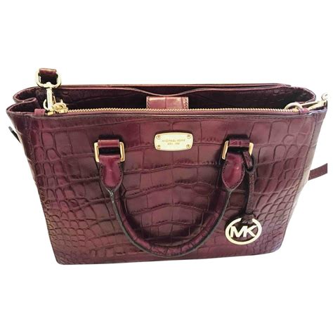 michael kors burgundy handbag|Mehr.